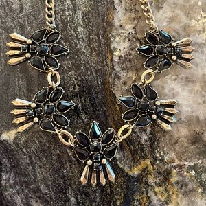 Black and Brass Necklace